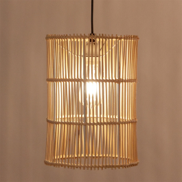Lampe Suspendue "Evelynn" Rotin [SKD-AP-RATAN]