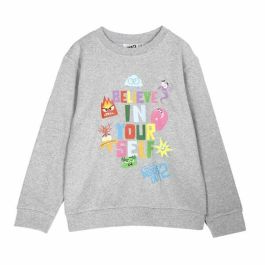 Sweat sans capuche unisex Inside Out Gris 4 ans Precio: 17.4999996. SKU: B14HMHXK86