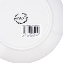 Plato Postre Porcelana Oceanika Bidasoa 19 cm