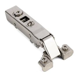 HERRAJES ALK Bisagra Clip CAM 105° pour portes profil aluminium finition Nickel fermeture amortie