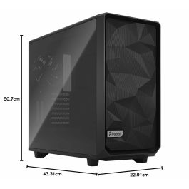 Boîtier ATX semi-tour Fractal Design FD-C-MES3A-02 Noir