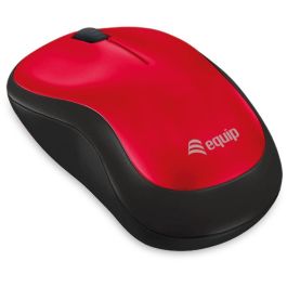 Equip Optische Maus kabellos USB Komfort R+L rot
