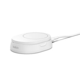 Belkin BoostCharge Pro - Station de recharge sans fil Qi2 15W avec charge rapide - Câble USB-C de 1,5 m - Blanc