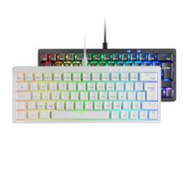 Clavier pour jeu Mars Gaming MKMINIPROWYES Qwerty US Blanc
