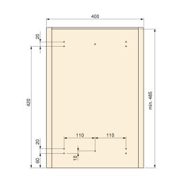 Emuca poubelle de recyclage pour montage inférieur et extraction manuelle pour meuble de cuisine Recycle 1x35 litres, Plastique gris anthracite