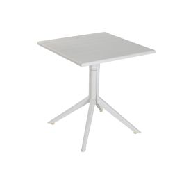 Table de Salle à Manger Home ESPRIT Gris Métal polypropylène 70 x 70 x 75 cm