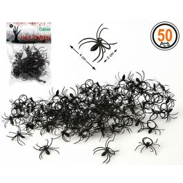 Mini Araignées Noires Décoratives Halloween - Lot de 50 Pièces - Décoration pour Fête et Gâteaux Precio: 10.5. SKU: S1130074