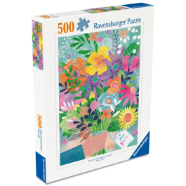 Ravensburger 12001795 - Puzzle Saint-Valentin en fleurs - 500 pièces - Puzzle qualité supérieure - À partir de 12 ans