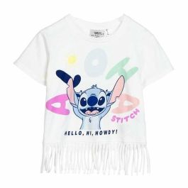 T shirt à manches courtes Enfant Stitch Blanc Precio: 12.5900004. SKU: B18B33LJWC