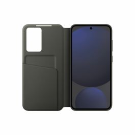 Samsung Étui Smart View pour Galaxy S24 FE avec porte-cartes - Noir - SAM1728654645220