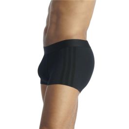 Boxer pour homme Adidas Low Rise 3 Stripes 2P Active Flex Gris 2 Pièces L
