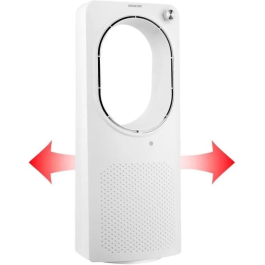 Sencor SFT 2403WH Ventilateur Tour sans Pales, 3 Vitesses, Oscillation 50°, Silencieux 55 dB - Blanc