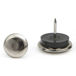 HERRAJES ALK Quitarruido 20mm Fer Plastique Niquel Protection Meubles