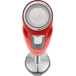 Sencor Mixeur Plongeant SHB 4464RD, 800 W, Rouge, avec Bol Mélangeur et Hachoir