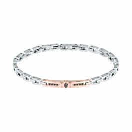 Bracelet Homme Maserati Acier inoxydable 21,5 cm Argenté