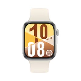 Huawei Seiya-B19F Watch Fit 4 Smartwatch, Bracelet en Fluoroélastomère Blanc