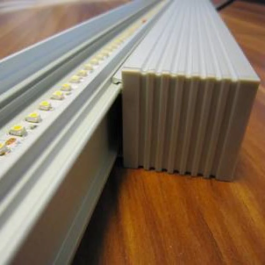 Profilé Aluminium Finition Opal 1 Mètre pour Bandeau LED