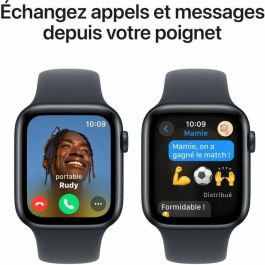 Apple Watch SE GPS 44 mm Boîtier Aluminium Minuit Bracelet Sport Minuit M/L