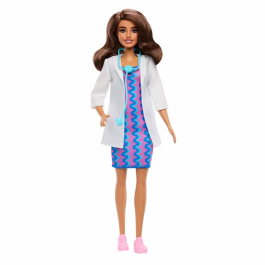 Barbie JKF76 Poupée Barbie Docteure - Série Barbie Careers avec tenue et stéthoscope pour jeu d'imagination, enfants 3 ans et plus