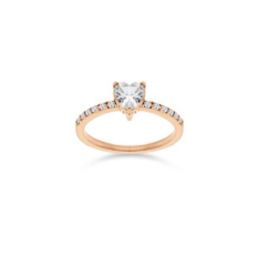 Bague Femme LIU JO LJ2438M14 14 Or rose Blanc