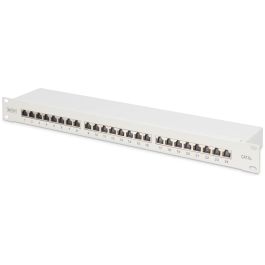 DIGITUS Patchpanel 1HE 24-Port Cat6a geschirmt lichtgrau