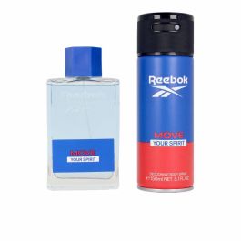Reebok Move Your Spirit Eau de Toilette 100ml + Déodorant 150ml pour Homme Lot de 2 pièces