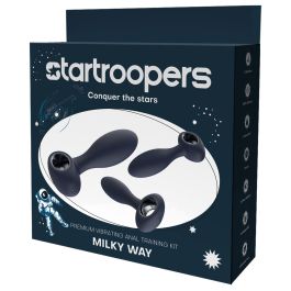 Plug Anal Dream Toys STARTROOPERS Bleu 3 Pièces