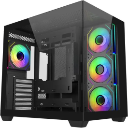 Cooler Master Elite 681 - Boîtier PC Gamer Moyen-Tour, Design Panoramique 270° en Verre Trempé, Architecture Double Chambre, Compatible Watercooling, jusqu'à 10 Ventilateurs Precio: 132.3. SKU: B135AW9EFF