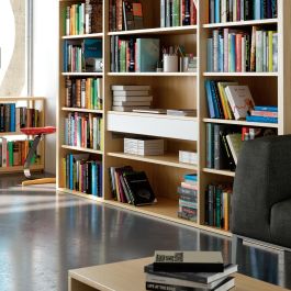 Emuca Coulisses pour table extensible et relevable Oplà Folding+39, Aluminium, Acier inox anodisé