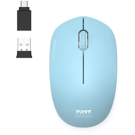 Port Designs Souris sans fil Collection II, 2.4 GHz Bleu azur, Ultra-compacte et silencieuse - 900544 Precio: 39.336. SKU: B173PMAT5H
