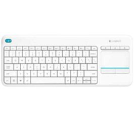 Clavier Logitech K400+ Blanc Espagnol Qwerty QWERTY