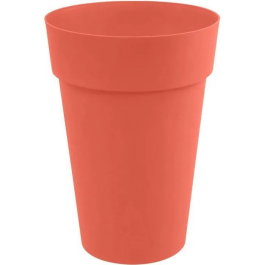 Eda Vase Haut Rond Toscane - Ø 46 cm x H. 65 cm - 67 Litres - Pour Intérieur et Extérieur - Traité Anti-UV et Gélif - Orange Terre Battue - Fabriqué en France Precio: 51.864. SKU: B18PK6ALCT