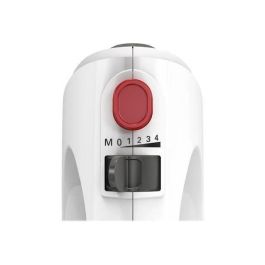 Bosch MFQ22100 CleverMixx Batteur à main - 375W - 4 vitesses + fonction pulse - Blanc et Argent