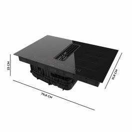 Plaque à induction avec extracteur intégré Cecotec Bolero Squad IH 4800 TotalFlex80 7400 W