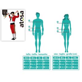 Déguisement Torero Rouge Adulte Traje De Luces Taille M-L, Inclut Veste, Pantalon, Chemise, Chapeau, Ceinture, Cravate et Détails Dorés