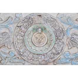 GINER Y COLOMER - Coffre en bois massif de manguier artisanal, finition tons pastel, coffre de rangement ou coffre à jouets