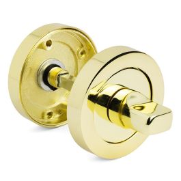 JANDEL Jeu de poignée de porte Zamak Ø50x10mm Cuir Poli Brillant Jandel