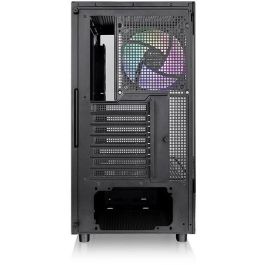 Thermaltake View 270 Plus TG Midi Tower Noir - Boîtier PC Gaming ARGB avec vitre trempée, support ATX, 2 ventilateurs 120 mm préinstallés