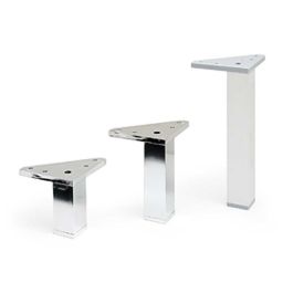Q&Q Pieds en Aluminium Cromé Villa C30 H180 avec Coussinet et Base Supérieure Triangle (Set de 4) Precio: 12.8900004. SKU: B1JTCD9D9F