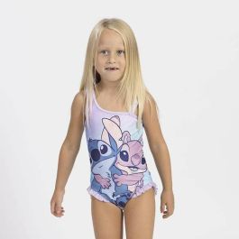 Maillot de Bain Fille Stitch Lila