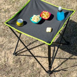 Table de Camping Pliable en Tissu avec Housse Cafolby InnovaGoods
