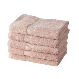 Ensemble de serviettes de toilette TODAY 100 % coton 70 x 130 cm Rose (5 Unités) Precio: 33.5000004. SKU: B15E8SS48W