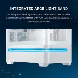 Boîtier ATX semi-tour Asus 90DC00P3-B19000 Blanc