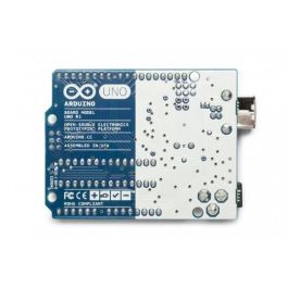 Arduino Uno Rev3 - Carte de développement avec microcontrôleur ATmega328, entrée 7-12V, 14 E/S digitales, 6 entrées analogiques et port USB