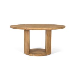 GINER Y COLOMER Table Ronde en Bois de Mangue Naturel - Diamètre 150 cm, Design Élégant et Robuste, Montage Requis Precio: 1475.988. SKU: B13GD24MD4