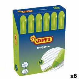Ensemble de Marqueurs Fluorescents Jovi JOVI!NEON Vert 12 Pièces (8 Unités)