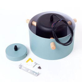 Lampe Suspendue Averie SKD-P1013-OG Blanc, Vert Olive, Saumon, Turquoise