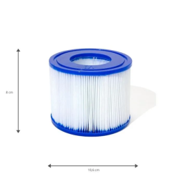 BESTWAY Pack de 2 cartuchos filtrantes Tipo VI pour spa gonflable Lay-Z-Spa