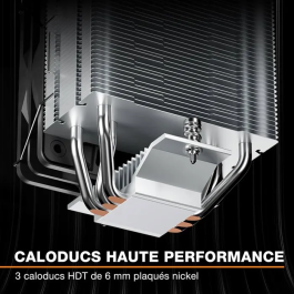 Be Quiet! Pure Rock Slim 3 - Ventirad CPU pour configurations PC compactes - Ventilateur 100 mm - Système de montage intuitif