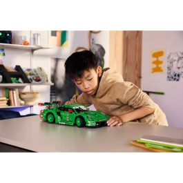 LEGO Technic 42224 Voiture Porsche 911 GT3 R REXY AO Racing - Jouet de construction pour enfants 11 ans et plus
